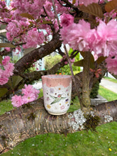 Load image into Gallery viewer, Anna’s Hummingbird Blossom Vessel Pink