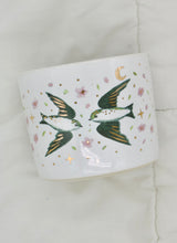 Load image into Gallery viewer, Violet Green Swallows & Blossoms Vessel