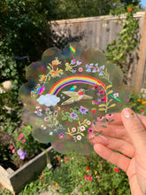 Load image into Gallery viewer, Hummingbird Garden Suncatcher