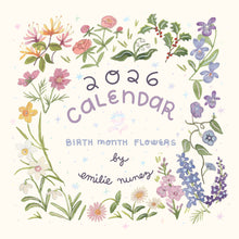 Load image into Gallery viewer, 2026 Calendar with iridescent foil!