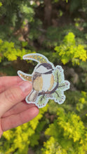 Load and play video in Gallery viewer, Black Capped Chickadee Sticker