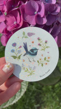 Load and play video in Gallery viewer, Fairy Wren Sticker