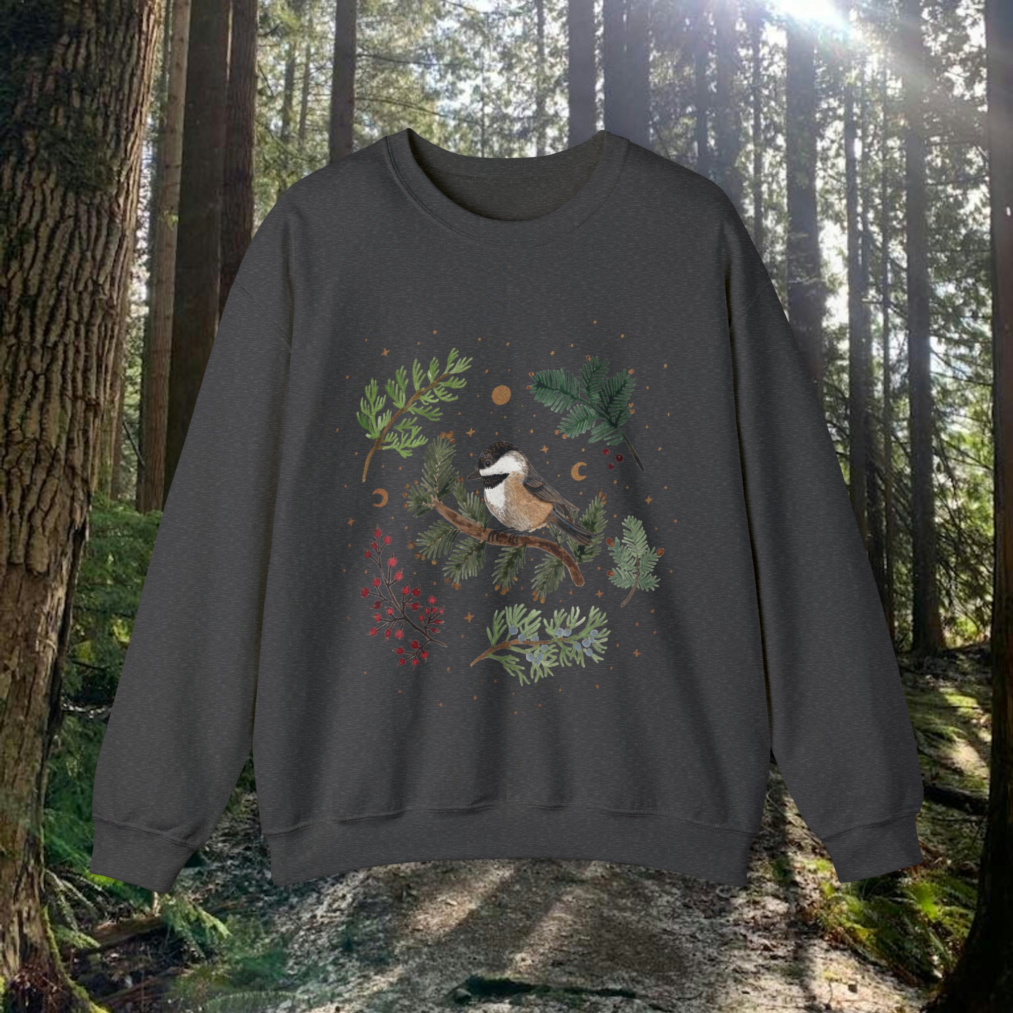 Chickadee Sweater – Emilie Nunez Art
