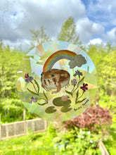 Load image into Gallery viewer, Grumpy Rain Frog Suncatcher
