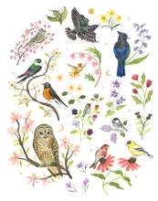 Load image into Gallery viewer, Spring Birds Art Print
