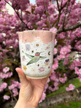Load image into Gallery viewer, Anna’s Hummingbird Blossom Vessel Pink
