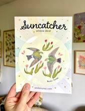 Load image into Gallery viewer, Violet Green Swallows Suncatcher
