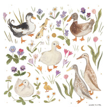 Load image into Gallery viewer, Ducks Art Print
