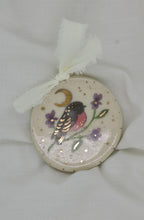 Load image into Gallery viewer, Pink Robin Ornament warm white
