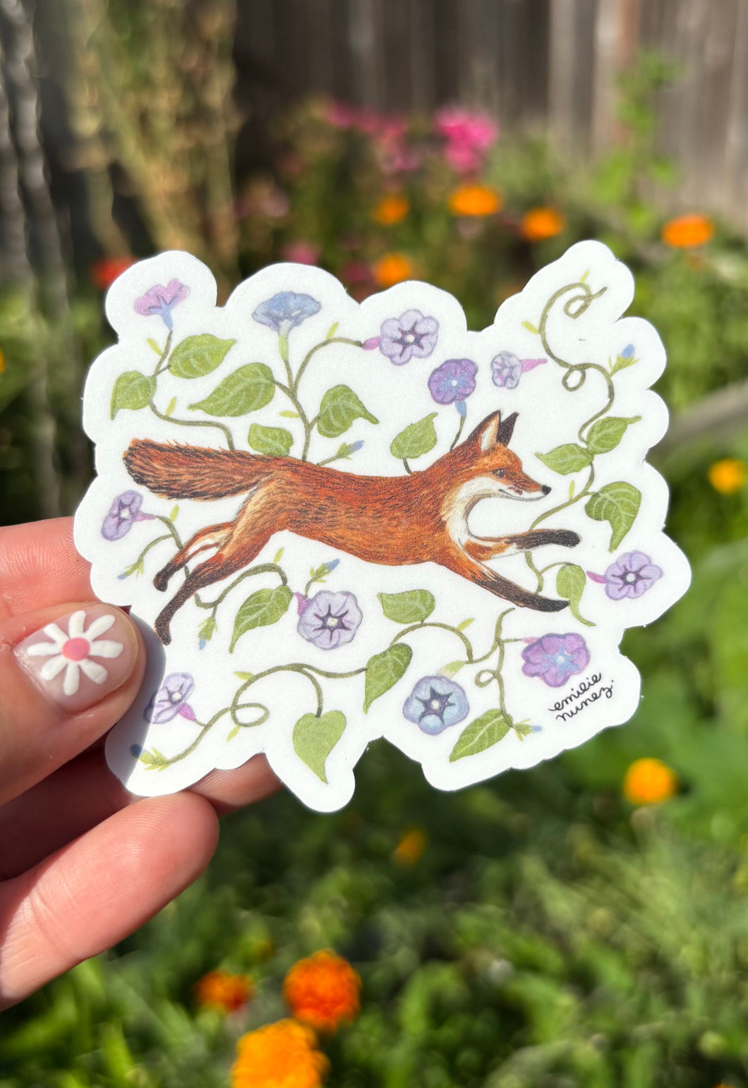 Red Fox Sticker - Wholesale
