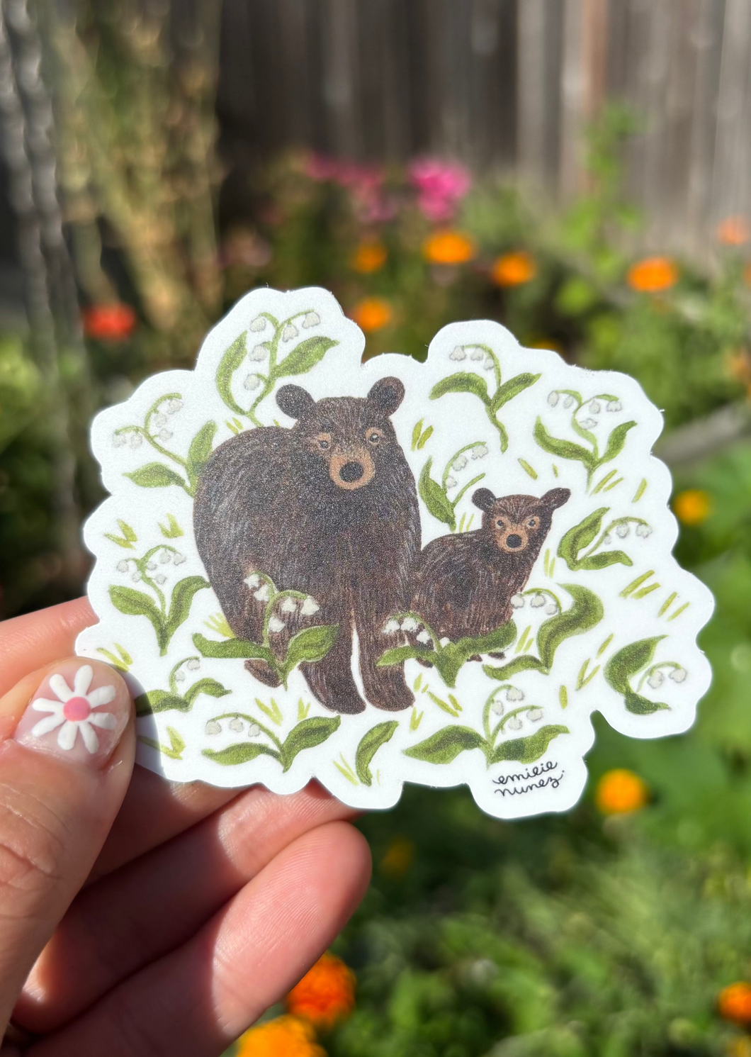 Black Bears Sticker