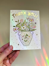 Load image into Gallery viewer, "Thank You" Gold Foil Greeting Card
