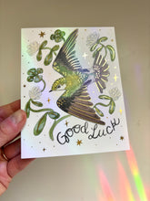 Load image into Gallery viewer, "Good Luck" Gold Foil Greeting Card
