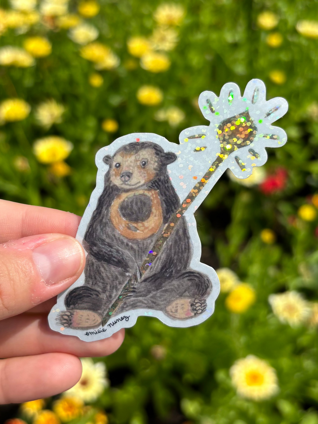 Sun Bear Sticker