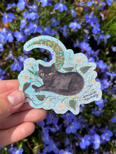 Load image into Gallery viewer, Black Cat Sticker - Wholesale
