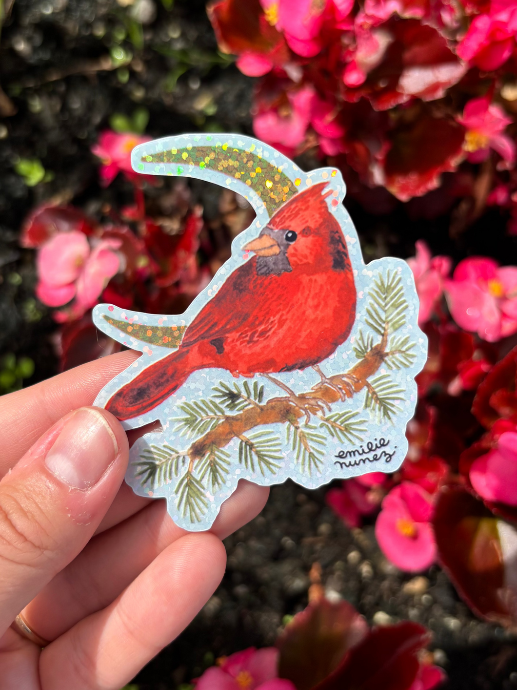 Cardinal Sticker - Wholesale