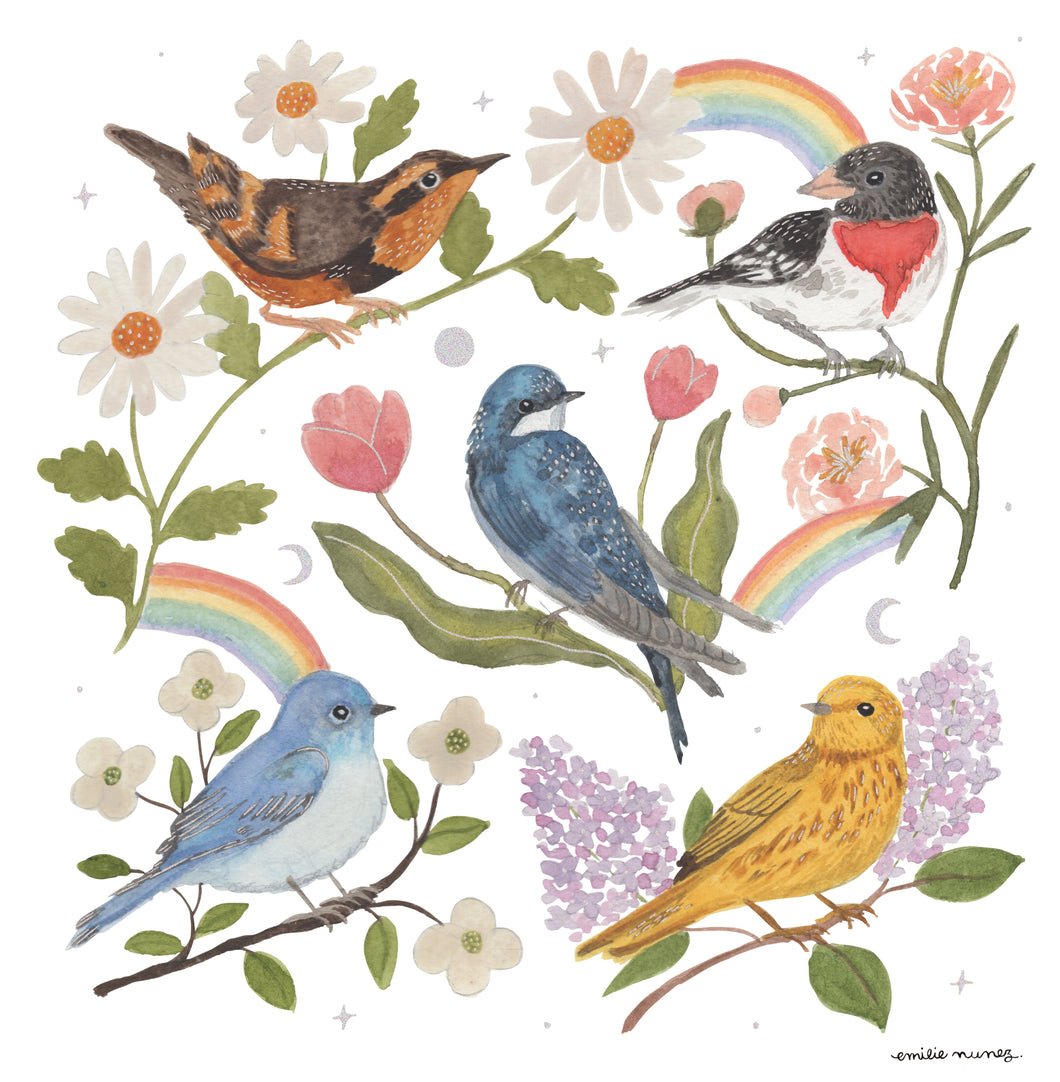 Song Birds Art Print