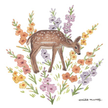 Load image into Gallery viewer, Deer &amp; Gladiolus Postcard-Wholesale
