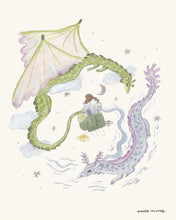 Load image into Gallery viewer, Dragon Gal Art Print
