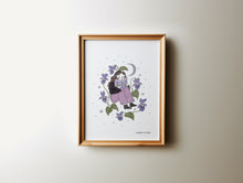 Load image into Gallery viewer, Fleur &amp; Violets Art Print
