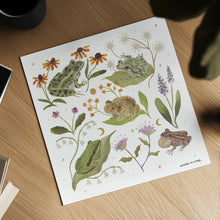 Load image into Gallery viewer, Frogs Art Print

