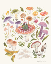 Load image into Gallery viewer, Mushroom Gal Art Print
