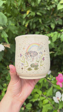Load and play video in Gallery viewer, Grumpy Rain Frog Vessel Green Speckle
