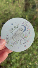 Load and play video in Gallery viewer, Snowy Owl Sticker
