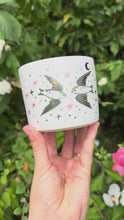 Load and play video in Gallery viewer, Violet Green Swallows &amp; Blossoms Vessel
