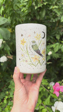 Load and play video in Gallery viewer, Violet Green Swallow &amp; Daffodils Vessel
