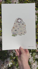 Load and play video in Gallery viewer, Cozy Gal Art Print
