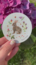 Load and play video in Gallery viewer, Cottontail Rabbit Sticker
