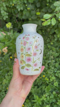 Load and play video in Gallery viewer, Anna's Hummingbird &amp; Hollyhock Vase
