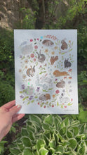 Load and play video in Gallery viewer, Rabbits Art Print
