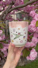 Load and play video in Gallery viewer, Anna’s Hummingbird Blossom Vessel Pink
