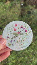 Load and play video in Gallery viewer, Anna's Hummingbird Garden Sticker
