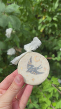 Load and play video in Gallery viewer, Barn Swallow Ornament
