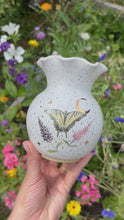 Load and play video in Gallery viewer, Tiger Swallowtail Butterfly Vase
