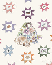 Load image into Gallery viewer, Cozy Quilt Square Gal Art Print
