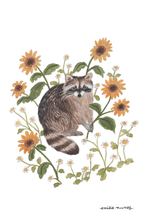 Load image into Gallery viewer, Raccoon Postcard
