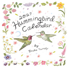 Load image into Gallery viewer, 2027 Hummingbird Calendar with Iridescent Foil! (Pre-Order)
