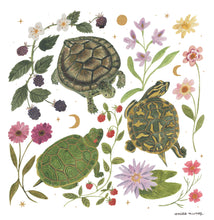 Load image into Gallery viewer, Turtles Art Print
